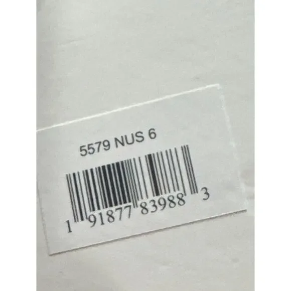 Mac Duggal Women's Nude Silver Sequined Flounce Sleeve Midi Dress Size 6 NWT - Picture 11 of 13